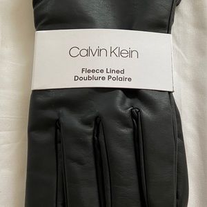Calvin Klein Leather Gloves